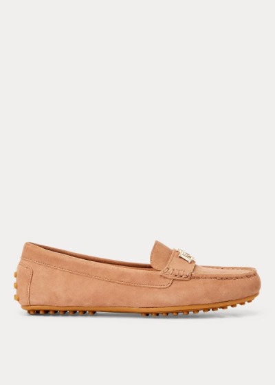 Women's Ralph Lauren Barnsbury Suede Loafers | 467283HJA